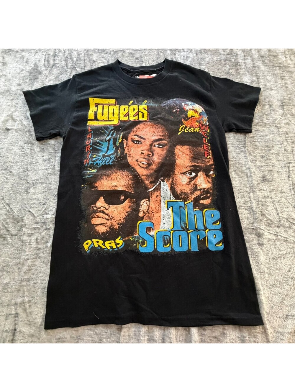 Headgear Classics Men's Black S Fugees The Score Album Cover Graphic T-Shirt